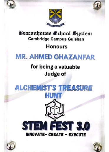 STEM FEST 3.0 Certificate